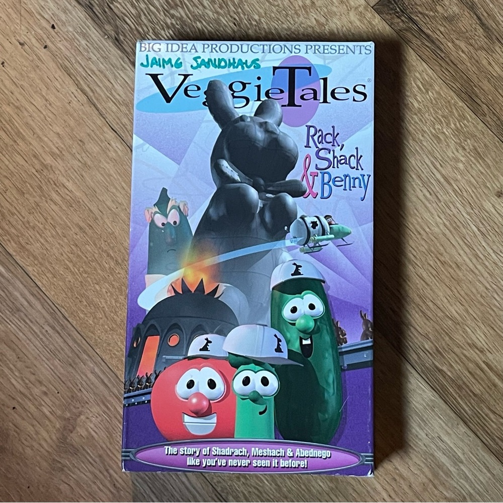 VeggieTales Rack, Shack & Benny VHS – Peer Pressure Lesson 1995